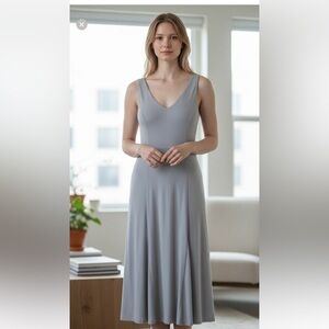 OGL Dress Size S NEW Light Blue Long Maxi Midi Sleeveless Brami
